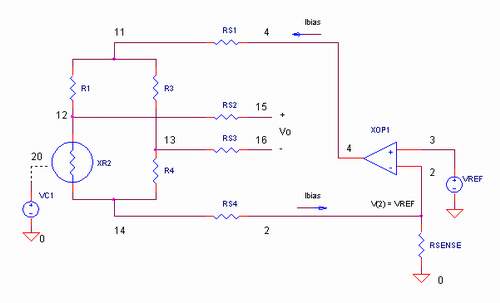 SENSOR BRIDGE with CURRENT BIAS