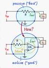 How do we build a passive voltage-to-current convertr? Click to view full-size picture.