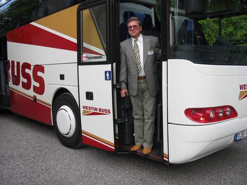 On Thursday evening, the workshop hosts organized a banquet. They transported us by a bus to the nice island Langholmen.