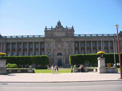 The Swedish Riksdag looked impressively.